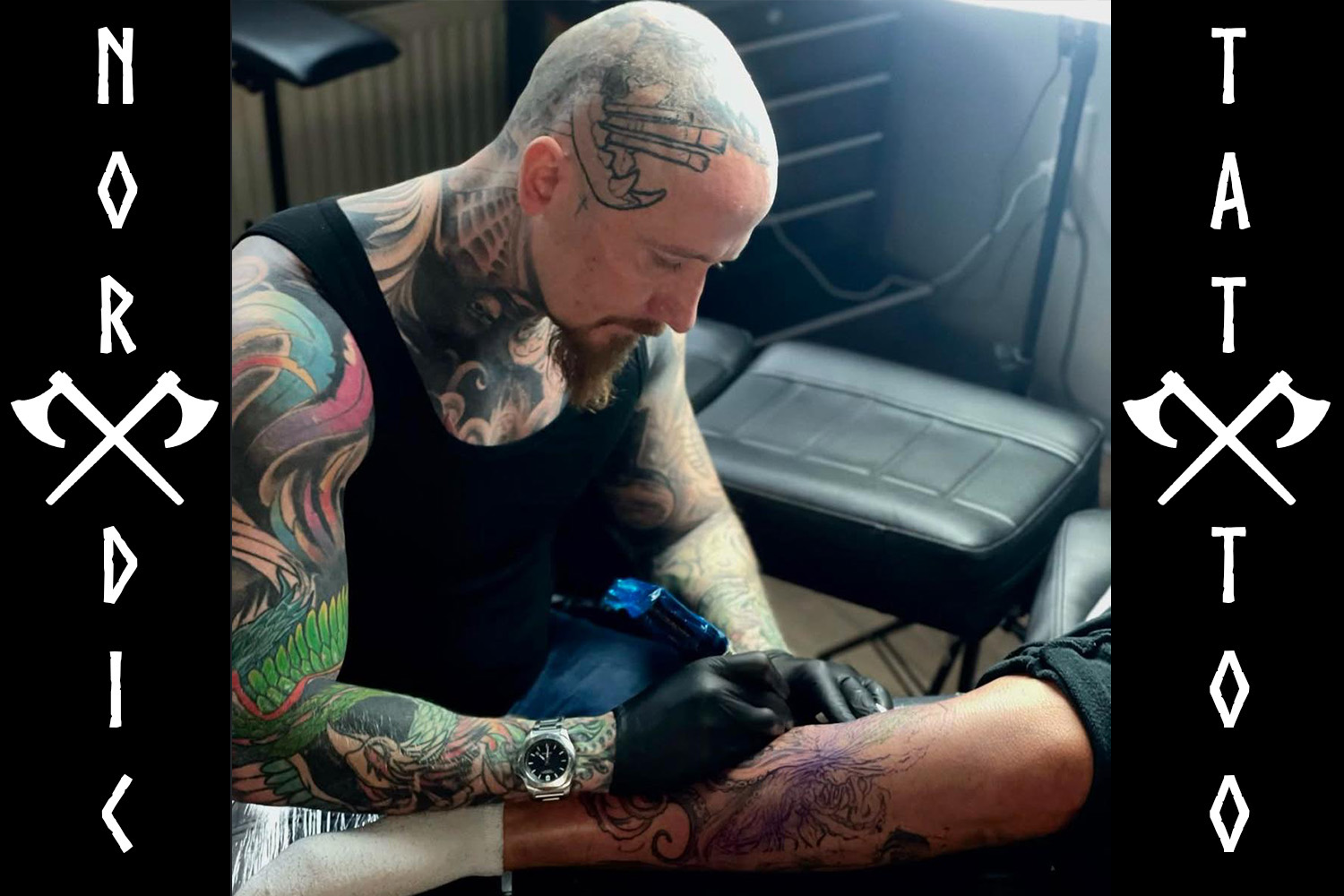 Roman, der Studioinhaber
